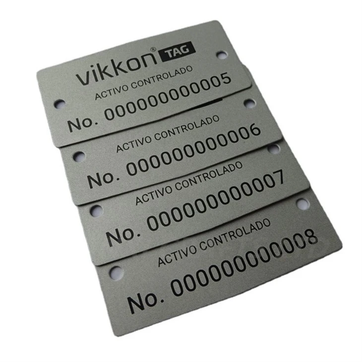 Laser Engraved QR Code Asset Tag best