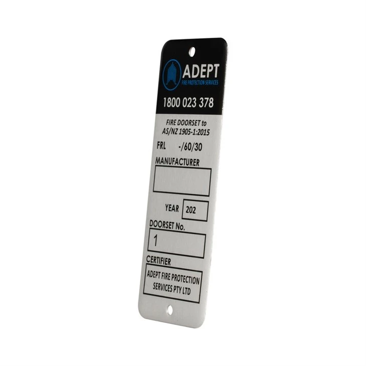 Fire Door Engraved Steel Safety Tag best