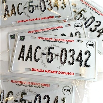 Personlig ABS metall registreringsskylt ram